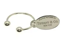 希少 ティファニー リターン トゥ キーリング AG925 シルバー TIFFANY＆CO ティファニー リターントゥオーバルタグスクリュー