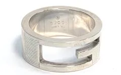 GUCCI グッチ ブランデッドGリング 指輪 SV925 #9 7.1g 【471】 の購入