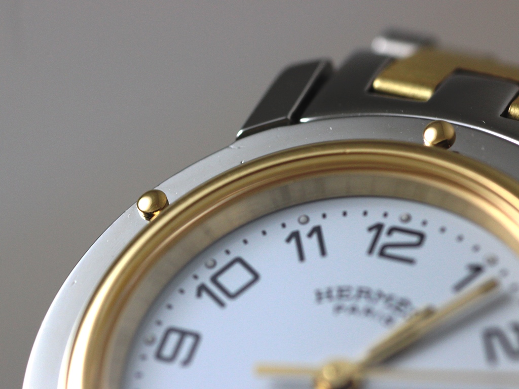 HERMES エルメス 腕時計 クリッパー CL4.220 ステンレススチール