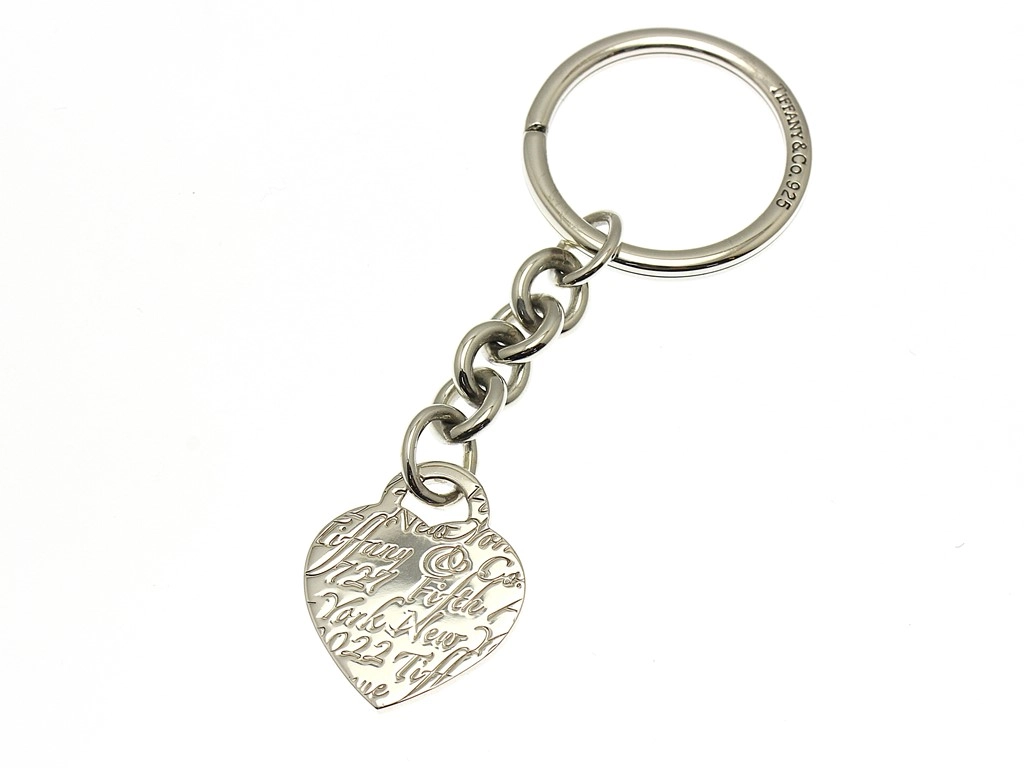 TIFFANY＆CO ティファニー ノーツハートキーリング/シルバー925