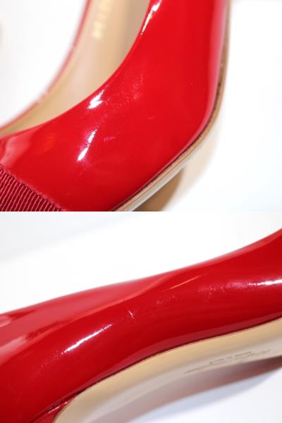 Salvatore Ferragamo フェラガモ ヴァラ オープントゥパンプス