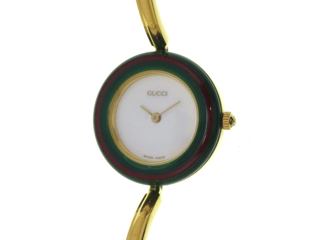 GUCCI グッチ 時計 チェンジベゼル 11/12.2 レディース クオーツ