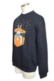 HERMES エルメス 衣類 ボワットシュルプリーズスウェット メンズM ネイビー/マルチ コットン H457820HA01 参考定価:\216,700- (2120000310843) 【200】