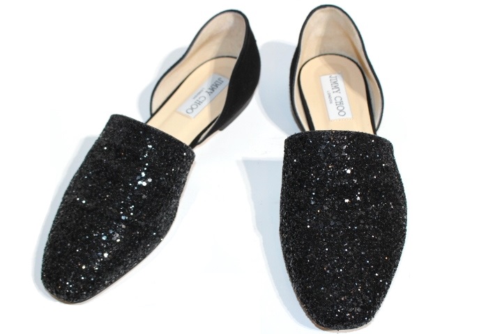 JIMMY CHOO ジミーチュウ フラットパンプス サンダル GLOBE FLAT