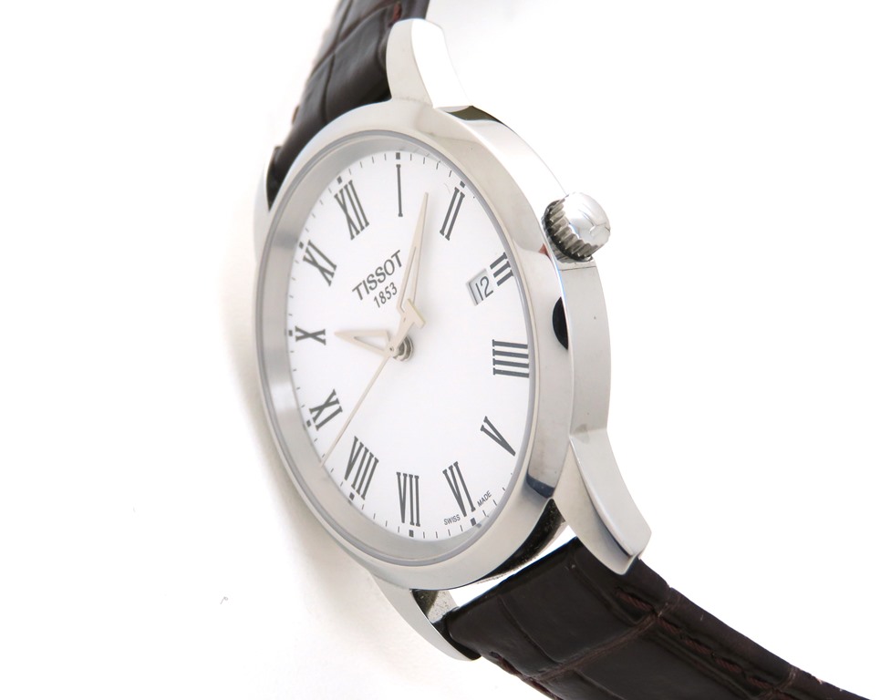 TISSOT ティソ クラシックドリーム T033410B クォーツ SS/ブラウン革