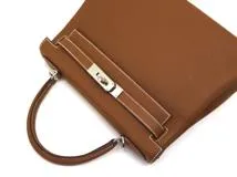 HERMES エルメス ケリー28 ハンドバッグ ゴールド SV シルバー金具 B刻 2023年 2120000329760【200】