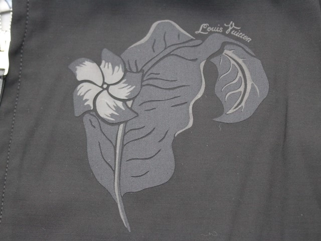 LOUIS VUITTON　ルイヴィトン　ジップアップジャケット　メンズ46　ブラック　キュプラ　RM181M DZF HEB08W 　2120500250083　【432】