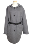 PRADA プラダ 衣類 シングルブレスト ダブルウールコート レディース40 グレー ウール P685QK_13L1_F052 参考定価:\902,000-  (2143000714152) 【200】