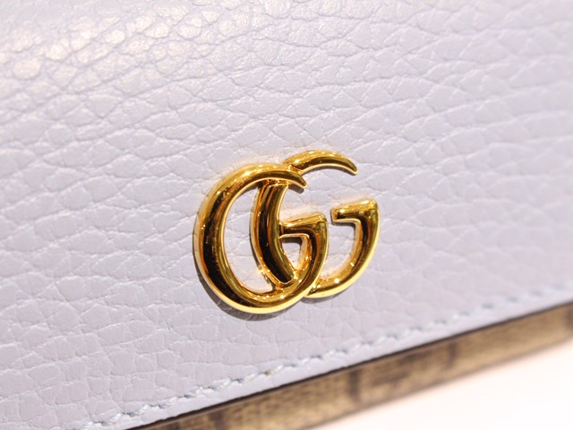 GUCCI グッチ 6連キーケース GGマーモント GGスプリーム ベージュ