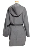PRADA プラダ 衣類 シングルブレスト ダブルウールコート レディース40 グレー ウール P685QK_13L1_F052 参考定価:\902,000-  (2143000714152) 【200】