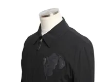 LOUIS VUITTON　ルイヴィトン　ジップアップジャケット　メンズ46　ブラック　キュプラ　RM181M DZF HEB08W 　2120500250083　【432】