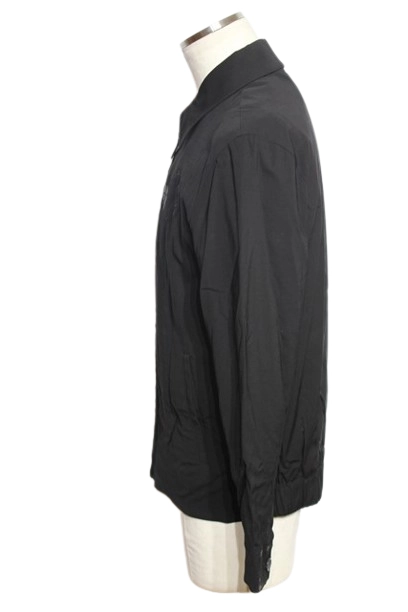 LOUIS VUITTON　ルイヴィトン　ジップアップジャケット　メンズ46　ブラック　キュプラ　RM181M DZF HEB08W 　2120500250083　【432】