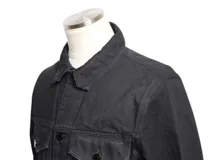 LOUIS VUITTON ルイ・ヴィトン 衣類 DNAデニムジャケット メンズ44 ブラック コットン HHA40WDKO 参考定価:￥309,100- (2120500249971) 【200】