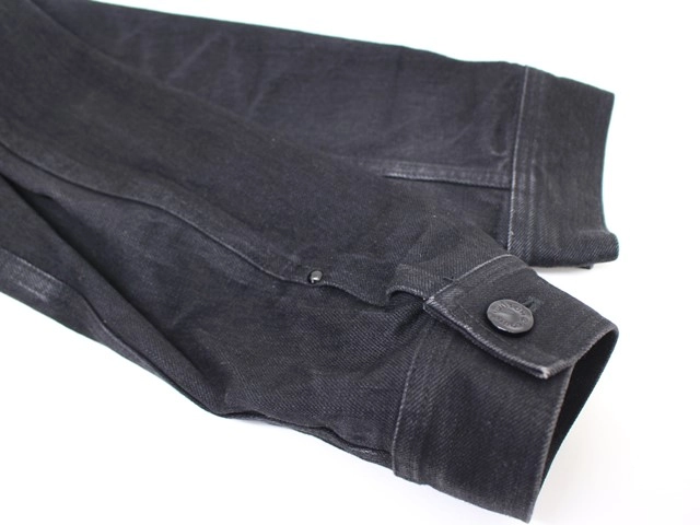 LOUIS VUITTON ルイ・ヴィトン 衣類 DNAデニムジャケット メンズ44 ブラック コットン HHA40WDKO 参考定価:¥309,100- (2120500249971) 【200】