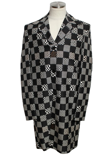 LOUIS VUITTON ルイ・ヴィトン 衣類 ディストーテッドダミエカーコート メンズ44 ホワイト/ブラック ポリエステル RM211ZXXHKC71W (2120500248783) 【200】