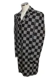 LOUIS VUITTON ルイ・ヴィトン 衣類 ディストーテッドダミエカーコート メンズ44 ホワイト/ブラック ポリエステル RM211ZXXHKC71W (2120500248783) 【200】