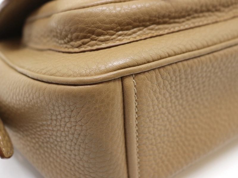 PRADA　プラダ　ショルダーバッグ　ワンショルダー　ベージュ　レザー　2148103808265　【中古】【大黒屋】【200】