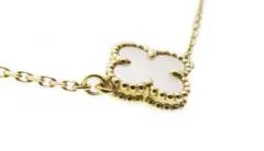 VAN CLEEF & ARPELS　ヴァン クリーフ＆アーペル　スウィート アルハンブラ ブレスレット　18K イエローゴールド　マザー オブ パール　1.9g　VCARF68800　2143000715647【437】