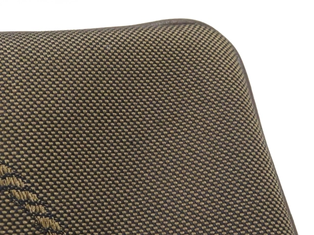 PRADA プラダ ロゴ ワンショルダー ダークブラウン キャンバス/レザー 1BH046【430】2148103793561