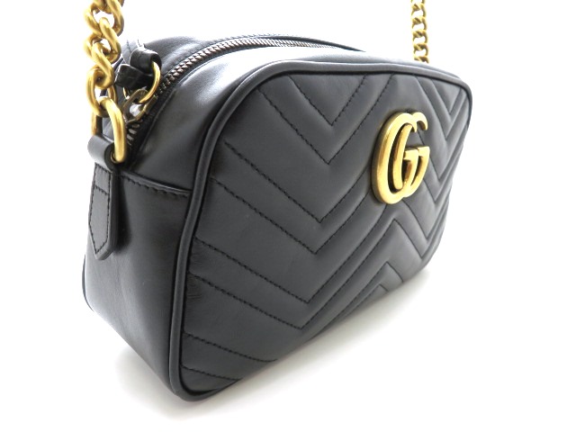 GUCCI グッチ バッグ GGマーモント キルティングスモール