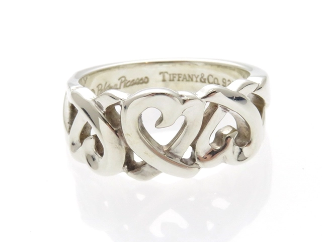 TIFFANY&CO. ティファニー リング 指輪 トリプルラビングハートR