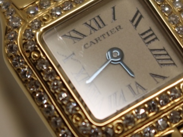 SELECTION Cartier カルティエ 時計 ミニパンテール アフターダイヤ