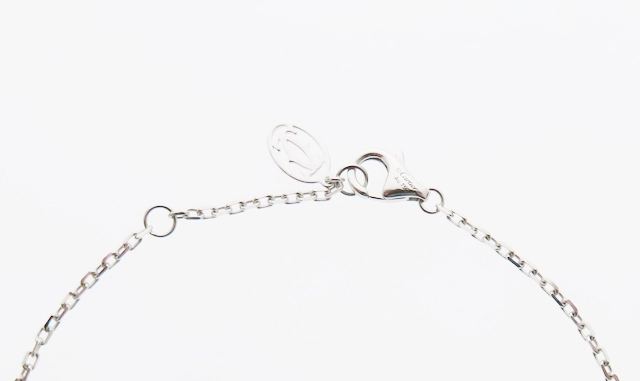 Cartier カルティエ　ダイヤモンド ダムール ブレスレット　ホワイトゴールド750　 ダイヤモンド1個（0.13ct）2.1g　B6063117　2121000012218【437】