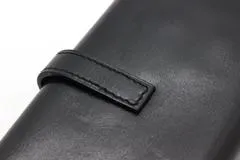 HERMES エルメス キーケース ソミュールディアンヌ4連×2キーケース ブラック/ゴールド金具 ボックスカーフ 〇W刻印(1993年頃)【472】YY