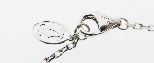 Cartier カルティエ　ダイヤモンド ダムール ブレスレット　ホワイトゴールド750　 ダイヤモンド1個（0.13ct）2.1g　B6063117　2121000012218【437】