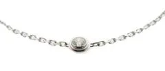 Cartier カルティエ　ダイヤモンド ダムール ブレスレット　ホワイトゴールド750　 ダイヤモンド1個（0.13ct）2.1g　B6063117　2121000012218【437】