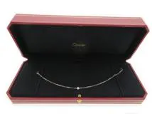Cartier カルティエ　ダイヤモンド ダムール ブレスレット　ホワイトゴールド750　 ダイヤモンド1個（0.13ct）2.1g　B6063117　2121000012218【437】