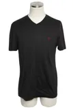 美品 XXL ルイヴィトン アーチロゴ シルク混 Vネック Tシャツ