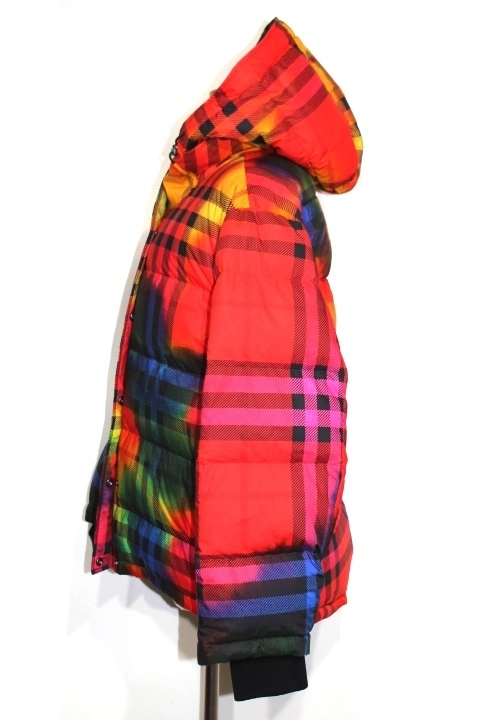BURBERRY　バーバリー　衣類　ダウンジャケット　レディースM　マルチカラー／チェック　コットン　2148103621765　【200】