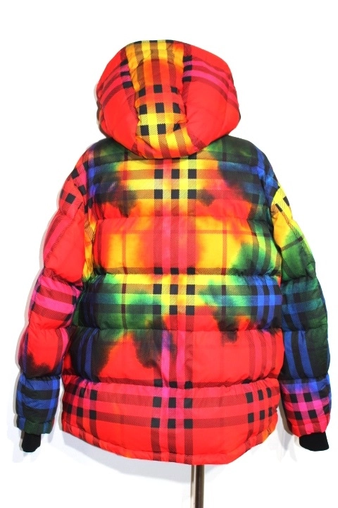 BURBERRY　バーバリー　衣類　ダウンジャケット　レディースM　マルチカラー／チェック　コットン　2148103621765　【200】