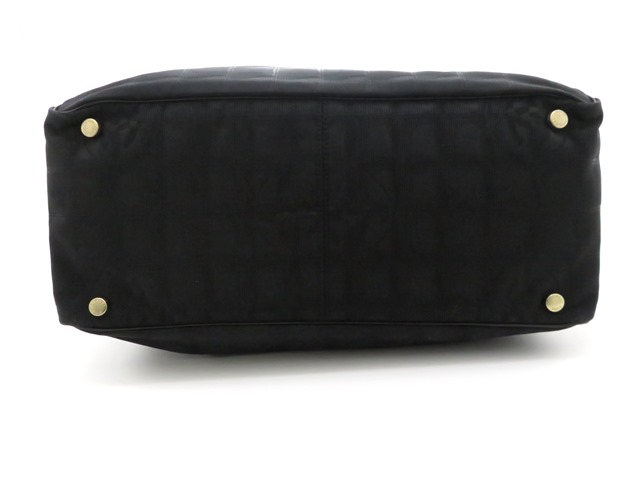 CHANEL ニュートラベルライン トートバッグ MM ナイロン レザーブラック CHANEL シャネル ニュートラベルラインMM トートバッグ ナイロン