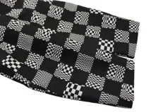 LOUIS VUITTON　ルイヴィトン　ディストーテッドダミエカーコート　メンズ44　ホワイト/ブラック　ポリエステル　RM211ZXXHKC71W　2120500248783　【432】