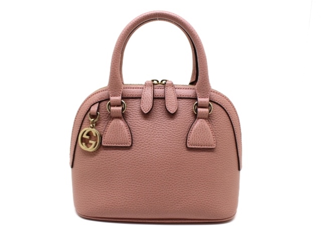 GUCCI グッチ 2WAYショルダーバッグ カーフ インターロッキング