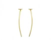 TIFFANY&CO　ティファニー　Tバーピアス　ピンクゴールド　4.8g　62271876　2143100503137　【437】