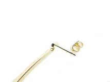 TIFFANY&CO　ティファニー　Tバーピアス　ピンクゴールド　4.8g　62271876　2143100503137　【437】