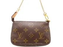 鑑定済 LOUIS VUITTON ルイ・ヴィトン モノグラムミニアクセソワール ミニ・ポシェット・アクセソワール ルイヴィトン LOUIS VUITTON