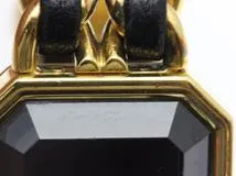 CHANEL シャネル レディース時計 プルミエールＭ H0001  GP/社外革ベルト ブラック文字盤 クオーツ【472】UH
