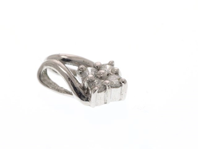 JEWELRY ノンブランド ペンダント トップ PT900 ダイヤモンド 0.6g【473】