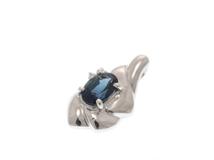 JEWELRY MAKI ジュエリーマキ ペンダント トップ PT850 サファイア ダイヤモンド 2.0g【473】