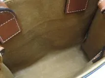 CELINE セリーヌ トリオンフ ミニ バーティカルカバ タン PVC/レザー 194372BZK.04LU【430】2148103818615