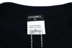 CHANEL シャネル 衣類 ニットワンピース レディース42 ネイビー カシミヤ P36503K02250