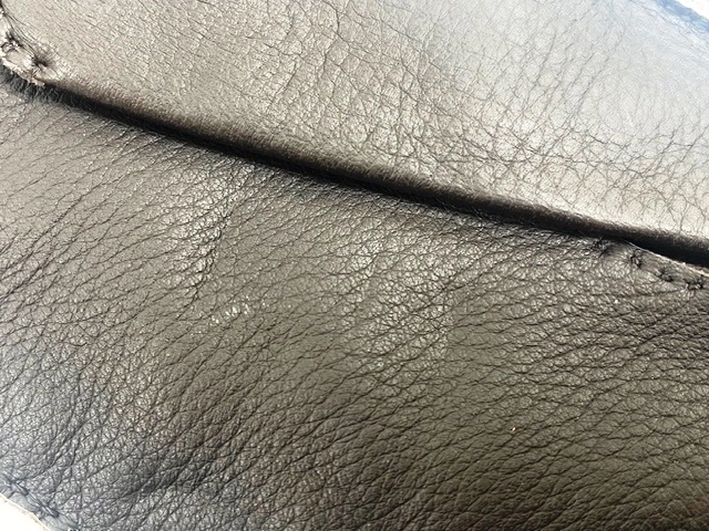 HERMES 　エルメス　手袋 ブラック/ブラウン サイズ7.5　【472】KS