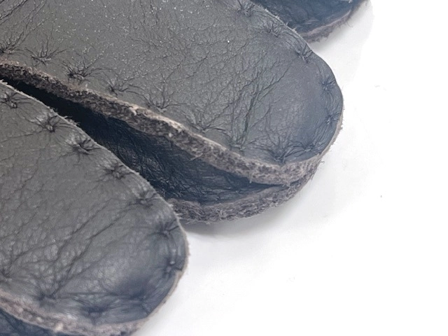 HERMES 　エルメス　手袋 ブラック/ブラウン サイズ7.5　【472】KS