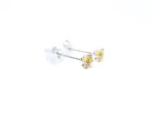 JEWELRY ノンブランド ジュエリー ピアス K10 シトリントパーズ 0.4g【473】
