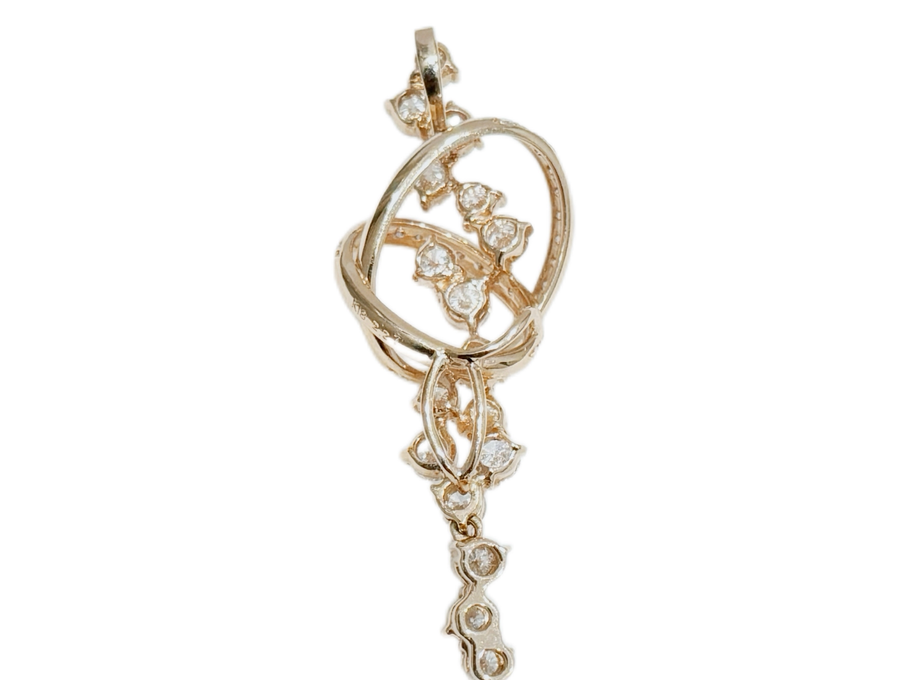 JEWELRY  ノンブランドジュエリー 　トップ　 K18　ダイヤモンド　D2.27ct　約5g　2120500289113【208】