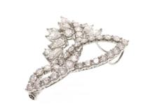 JEWELRY ノンブランド ブローチ ペンダントトップ PT900 プラチナ ダイヤモンド 3.87カラット 8.0g【473】